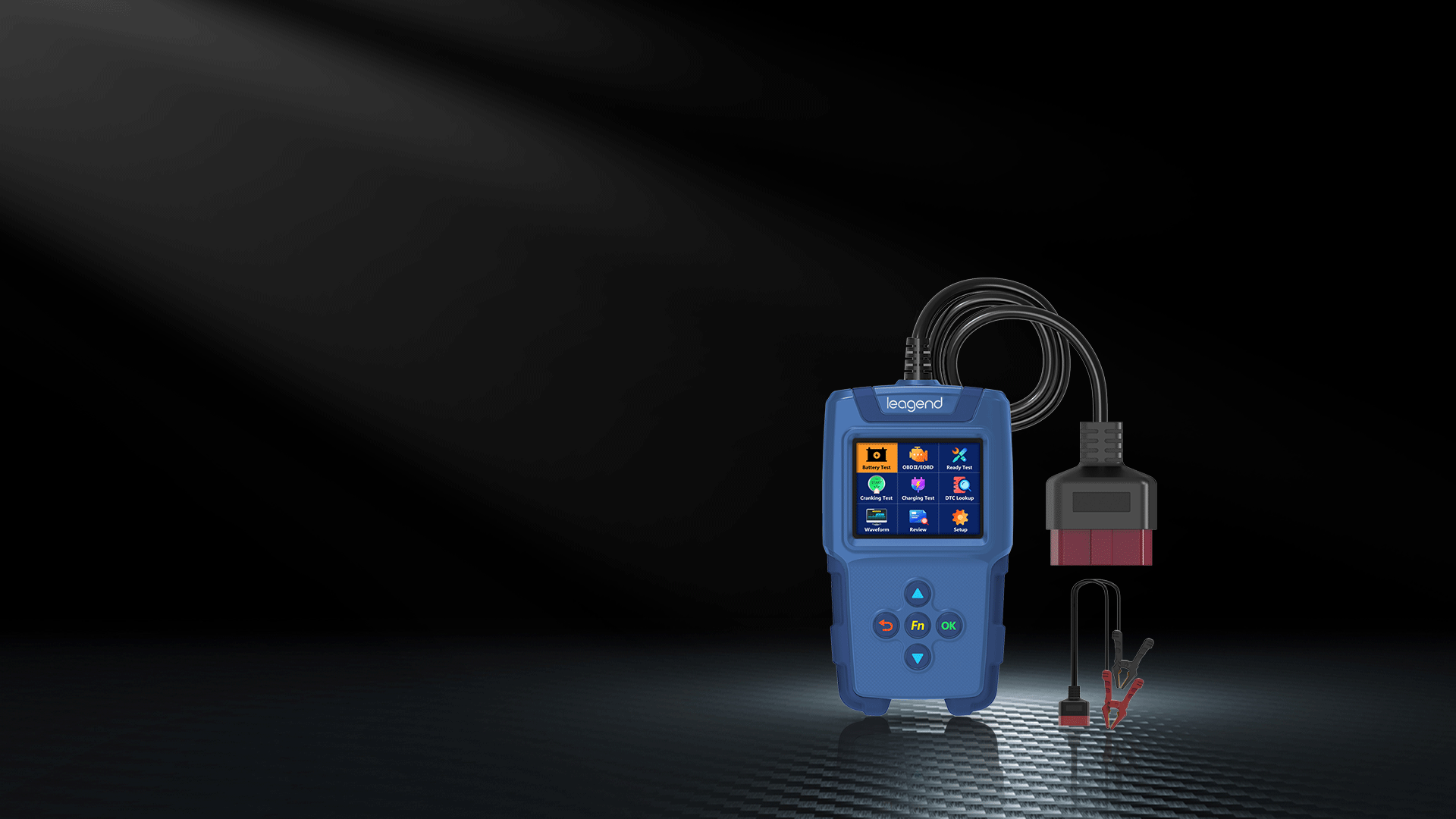 2-IN-1 OBD II SCANNER AND TESTER