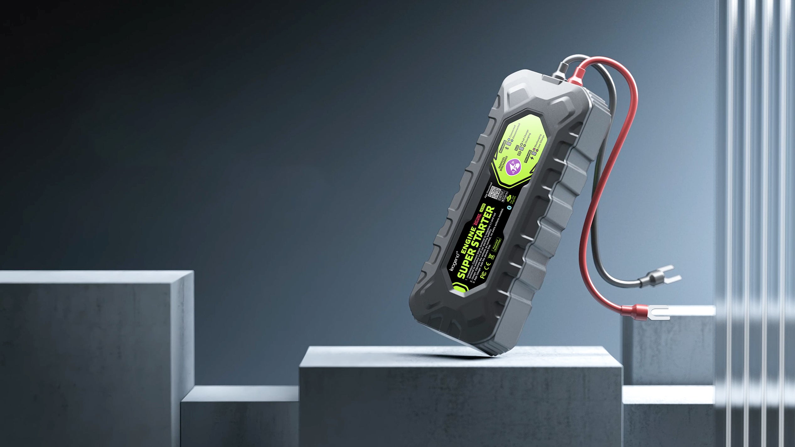 SuperCap Jump StarterATIC INTELLIGENT CHARGER